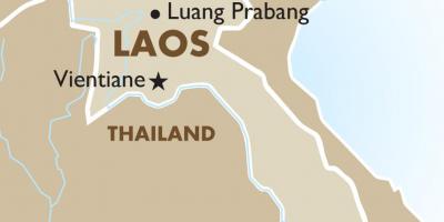 Peta dari ibukota laos 