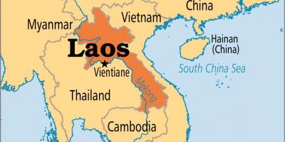 Laos negara di peta dunia
