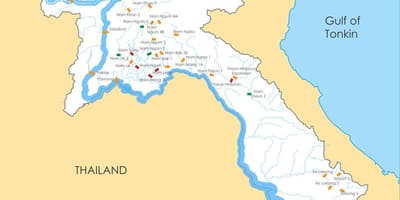 Peta dari laos sungai