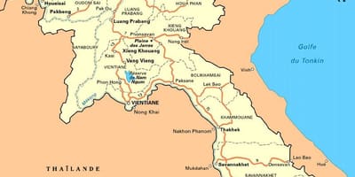 Peta selatan, laos